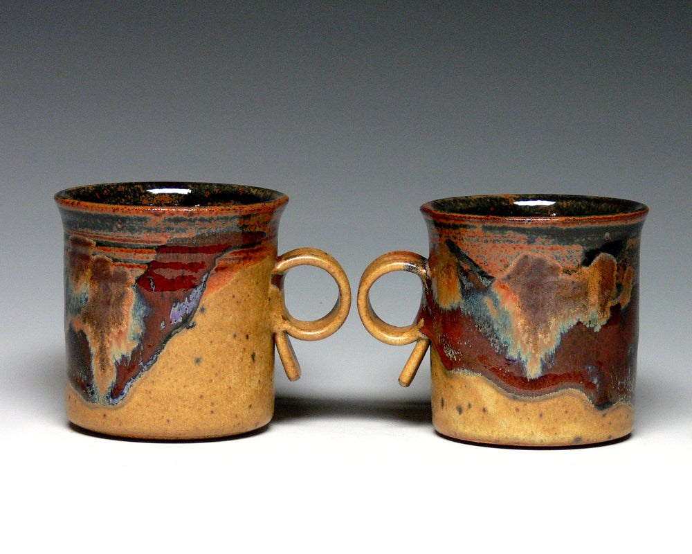 Pottery Mugs - Set of 2